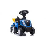 COIL Jeździk pchacz chodzik traktor New Holland z przyczepką dla dzieci niebieski COIL Jeździk pchacz chodzik traktor New Holland z przyczepką dla dzieci niebieski