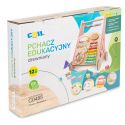COIL Chodzik pchacz interaktywny dla dzieci jeździk edukacyjny 2w1 sorter różowy