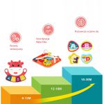 COIL Sorter układanka kostka edukacyjna klocki sensoryczna zabawka interaktywna niebieska COIL Sorter układanka kostka edukacyjna klocki sensoryczna zabawka interaktywna niebieska