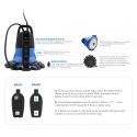 COIL Pompa drenażowa do basenu 200W 5500l/h max unoszenie 4.5m max