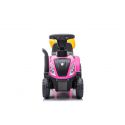 COIL Jeździk pchacz chodzik traktor New Holland z przyczepką dla dzieci różowy