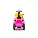 COIL Jeździk pchacz chodzik traktor New Holland z przyczepką dla dzieci różowy