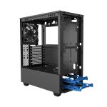 COIL Obudowa tower ATX MIDI USB 3.0 PC komputerowa ARGB czarna gaming szkło okno LED Paladin T801