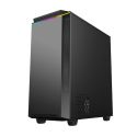COIL Obudowa tower ATX MIDI USB 3.0 PC komputerowa ARGB czarna gaming szkło okno LED Paladin T801