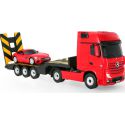 COIL Zdalnie sterowany samochód auto RC pilot duży zestaw 2 auta Mercedes Actros z lawetą 1:24 RTR czerwony