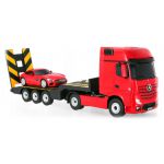 COIL Zdalnie sterowany samochód auto RC pilot duży zestaw 2 auta Mercedes Actros z lawetą 1:24 RTR czerwony COIL Zdalnie sterowany samochód auto RC pilot duży zestaw 2 auta Mercedes Actros z lawetą 1:24 RTR czerwony