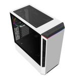 COIL Obudowa tower ATX MIDI USB 3.0 PC komputerowa ARGB biała gaming szkło okno LED Paladin T801
