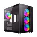 COIL Obudowa tower ATX MIDI USB 3.0 PC Komputerowa gaming szkło czarna INFINITY