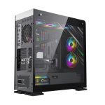 COIL Obudowa tower ATX MIDI USB 3.0 PC komputerowa RGB LED do komputera gaming szkło VEGA PRO WHITE