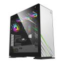 COIL Obudowa tower ATX MIDI USB 3.0 PC komputerowa RGB LED do komputera gaming szkło VEGA PRO WHITE