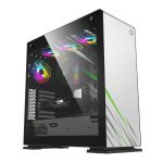 COIL Obudowa tower ATX MIDI USB 3.0 PC komputerowa RGB LED do komputera gaming szkło VEGA PRO WHITE