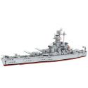 COIL Klocki konstrukcyjne zestaw mega 1068 elementów statek wojenny armia Battle Ship