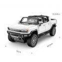 COIL Zdalnie sterowany samochód terenowy 4x4 auto rc pilot duży Hummer biały