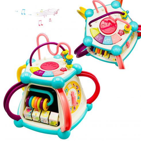 COIL Sorter układanka kostka edukacyjna klocki sensoryczna zabawka interaktywna czerwona COIL Sorter układanka kostka edukacyjna klocki sensoryczna zabawka interaktywna czerwona