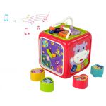 COIL Sorter układanka kostka edukacyjna klocki sensoryczna zabawka interaktywna czerwona COIL Sorter układanka kostka edukacyjna klocki sensoryczna zabawka interaktywna czerwona