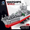 COIL Klocki konstrukcyjne zestaw mega 2462 elementów okręt wojenny armia statek Hangzhou Destroyer