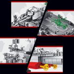 COIL Klocki konstrukcyjne zestaw mega 2462 elementów okręt wojenny armia statek Hangzhou Destroyer COIL Klocki konstrukcyjne zestaw mega 2462 elementów okręt wojenny armia statek Hangzhou Destroyer