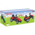 COIL Traktor na pedały z przyczepą ogromny traktorek duży dla dzieci jeździk 115cm czerwony COIL Traktor na pedały z przyczepą ogromny traktorek duży dla dzieci jeździk 115cm czerwony