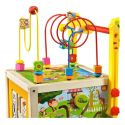 COIL Pchacz chodzik edukacyjny drewniany 5w1 kostka sorter dla dzieci panel