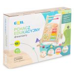 COIL Chodzik pchacz interaktywny dla dzieci jeździk edukacyjny 2w1 sorter pastelowy COIL Chodzik pchacz interaktywny dla dzieci jeździk edukacyjny 2w1 sorter pastelowy