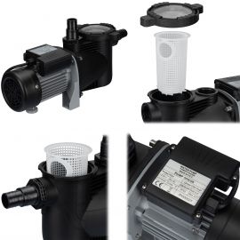 COIL Pompa cyrkulacyjna do basenu z filtrem wstępnym 600W 12000l/h samozasysająca