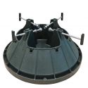 COIL Stojak pod choinkę solidny choinkowy duży do drzewka max 2.2m podstawka zielony