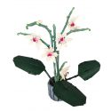 COIL Klocki konstrukcyjne zestaw kwiaty kwiat orchidea w doniczce 728 el.
