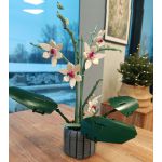 COIL Klocki konstrukcyjne zestaw kwiaty kwiat orchidea w doniczce 728 el.