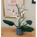 COIL Klocki konstrukcyjne zestaw kwiaty kwiat orchidea w doniczce 728 el.