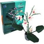 COIL Klocki konstrukcyjne zestaw kwiaty kwiat orchidea w doniczce 728 el.
