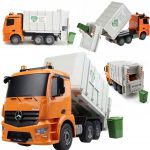 COIL Zdalnie sterowany samochód Mercedes śmieciarka Auto RC pilot LED klakson COIL Zdalnie sterowany samochód Mercedes śmieciarka Auto RC pilot LED klakson
