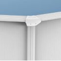 COIL Basen typu kanadyjskiego stalowy stały owalny 6.1m x 3.6m 1.3m wysokości