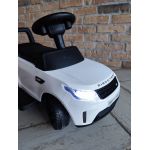 COIL Jeździk na akumulator chodzik pchacz 3w1 samochód Land Rover Discovery samochód duży dla dzieci biały COIL Jeździk na akumulator chodzik pchacz 3w1 samochód Land Rover Discovery samochód duży dla dzieci biały