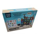 COIL Klocki magnetyczne konstrukcyjne edukacyjne duże 105 el. 3D tor dla dzieci COIL Klocki magnetyczne konstrukcyjne edukacyjne duże 105 el. 3D tor dla dzieci