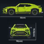 COIL Klocki konstrukcyjne zestaw 1538 elementów samochód sportowy Lamborghini COIL Klocki konstrukcyjne zestaw 1538 elementów samochód sportowy Lamborghini