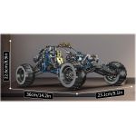 COIL Klocki konstrukcyjne zestaw 394 elementów Auto Buggy RC zdalnie sterowane COIL Klocki konstrukcyjne zestaw 394 elementów Auto Buggy RC zdalnie sterowane