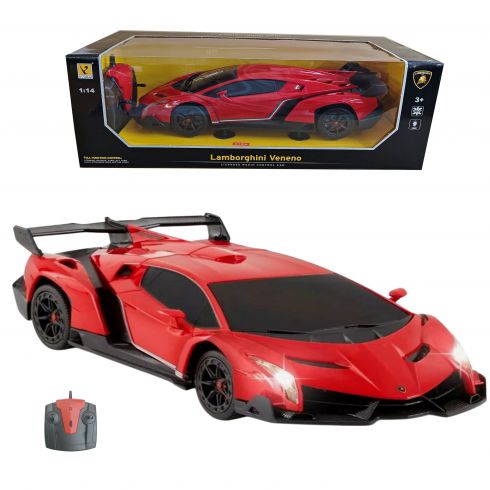 COIL Zdalnie sterowany samochód auto RC na pilota Lamborghini 1:14 czerwony COIL Zdalnie sterowany samochód auto RC na pilota Lamborghini 1:14 czerwony