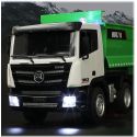 COIL zdalnie sterowany samochód ciężarowy wywrotka ciężarówka skala 1:18 zielony