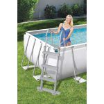 BESTWAY 58330 Drabinka metalowa do basenów 107cm BESTWAY 58330 Drabinka metalowa do basenów 107cm