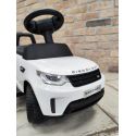 COIL Jeździk na akumulator chodzik pchacz 3w1 samochód Land Rover Discovery samochód duży dla dzieci biały