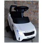COIL Jeździk na akumulator chodzik pchacz 3w1 samochód Land Rover Discovery samochód duży dla dzieci biały COIL Jeździk na akumulator chodzik pchacz 3w1 samochód Land Rover Discovery samochód duży dla dzieci biały
