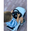 COIL Jeździk na akumulator chodzik pchacz 3w1 samochód Land Rover Discovery samochód duży dla dzieci biały