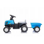 COIL Traktor na akumulator z przyczepą dla dzieci traktorek New Holland pojazd niebieski COIL Traktor na akumulator z przyczepą dla dzieci traktorek New Holland pojazd niebieski