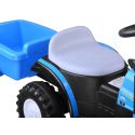 COIL Traktor na akumulator z przyczepą dla dzieci traktorek New Holland pojazd niebieski