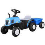 COIL Traktor na akumulator z przyczepą dla dzieci traktorek New Holland pojazd niebieski COIL Traktor na akumulator z przyczepą dla dzieci traktorek New Holland pojazd niebieski