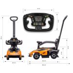 COIL Jeździk pchacz chodzik 3W1 Lamborghini Essenza V12 pomarańczowy COIL Jeździk pchacz chodzik 3W1 Lamborghini Essenza V12 pomarańczowy