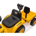 COIL Jeździk traktor spychacz żółty licencja CAT + łopatka i grabki