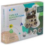 COIL Tablica Manipulacyjna Montessori Drewniana Miś COIL Tablica Manipulacyjna Montessori Drewniana Miś