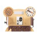 COIL Tablica Manipulacyjna Montessori Drewniana Miś