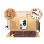 COIL Tablica Manipulacyjna Montessori Drewniana Miś COIL Tablica Manipulacyjna Montessori Drewniana Miś